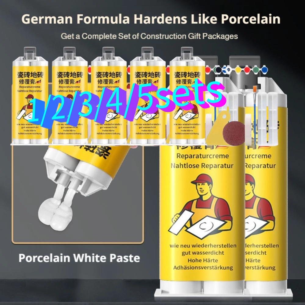 Ceramic Tile Floor - 1/2/3/4/5Sets Tile Repair Paste Kit with