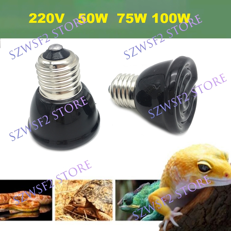 50W 75W 100W E27 Pet turtles R - Ceramic Heat Emitter 评论和价格