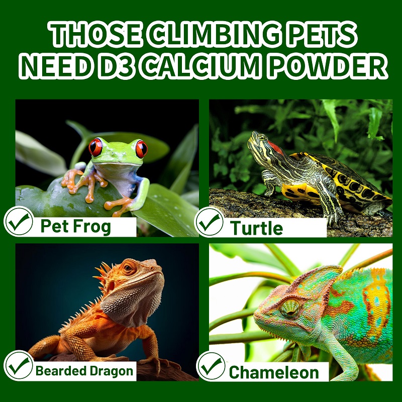 Crawling Pet Vitamin D3 Calciu - Calcium Powder Reptile 评论和价格
